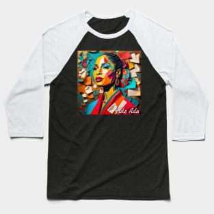 Sade Adu // Paper Art Baseball T-Shirt